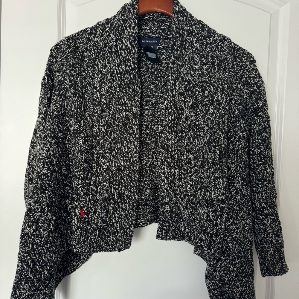 Ralph Lauren Black and White Knit Sweater